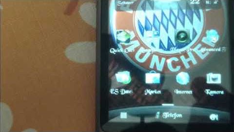 Htc Desire Black 3d flip clock