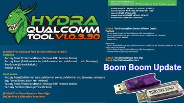 Hydra Qualcomm Update | Vivo Fastboot To Edl | Vivo Fastboot Unlock | Vivo Without Open Unlock