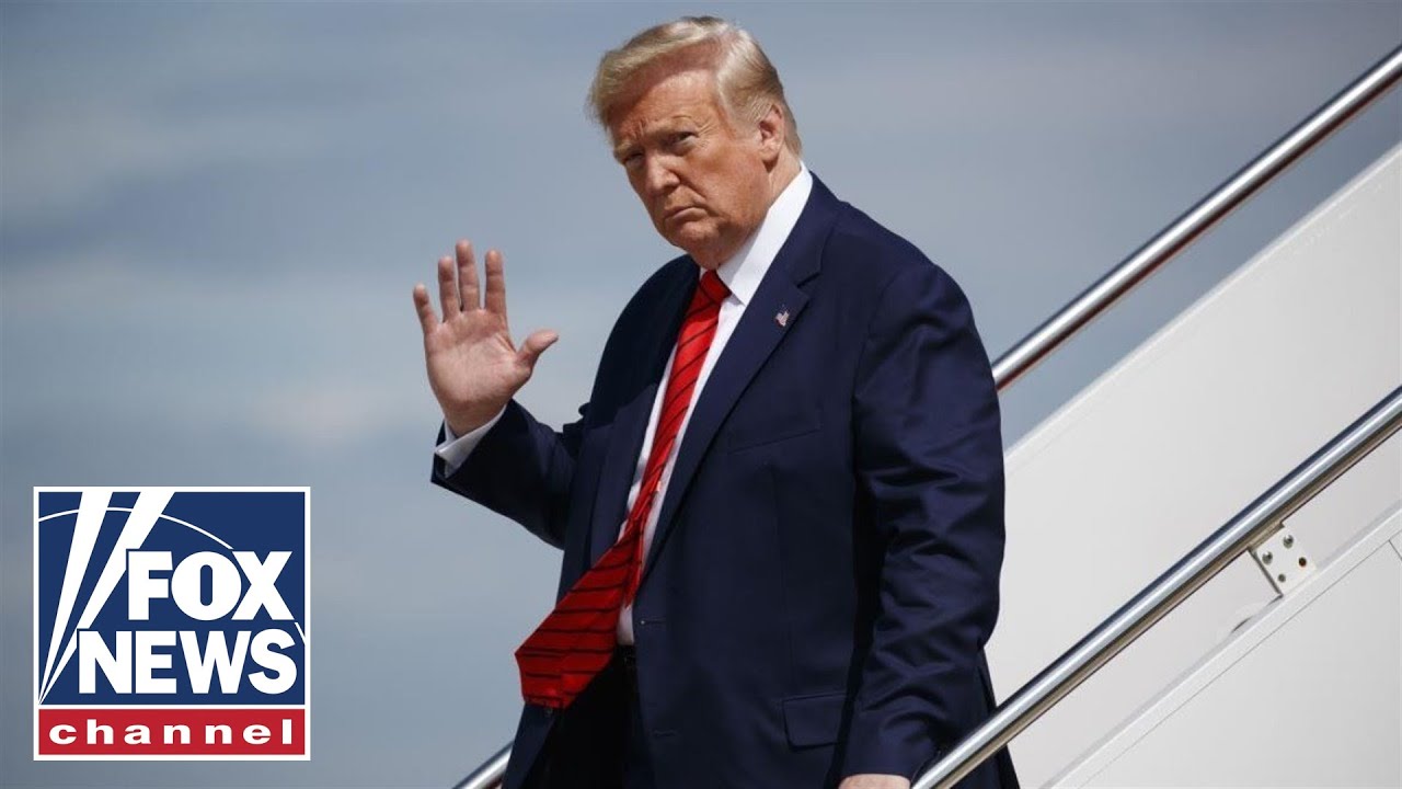 Trump arrives in Tulsa on Air Force 1 ahead of rally