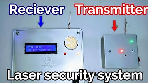 Laser security system: Arduino based Wireless security project