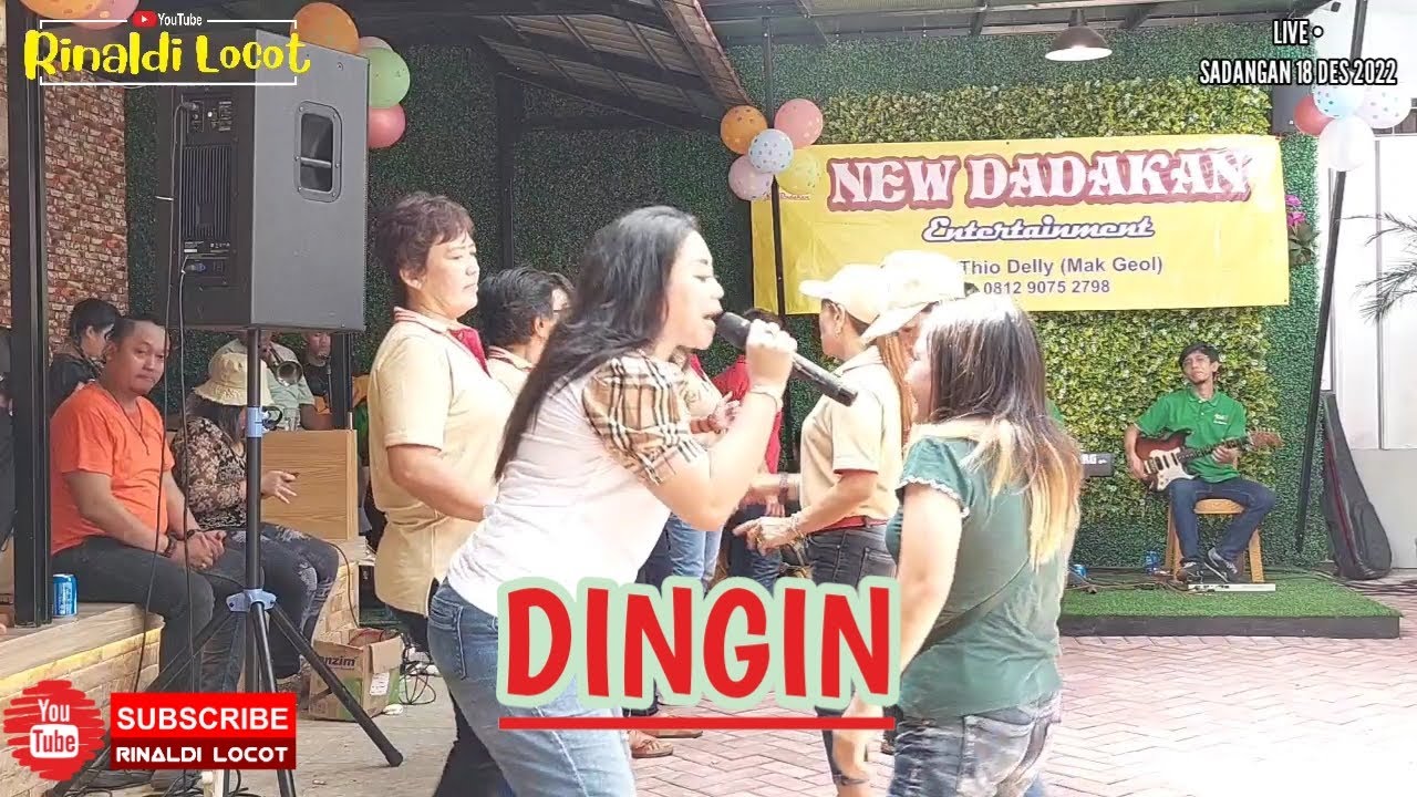 DINGIN - NEW DADAKAN ENTERTAINMENT || edisi grand opening RM. BU LILI sadangan