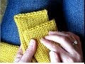 Tutorial: Getting Clean, Straight Edges on a Knitted Tube Scarf (Addi Express)