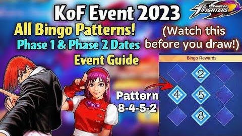2023 KOF EVENT‼️ALL 32 PATTERNS: WHICH KOF SKINS?🤯EVENT GUIDE✏️WATCH THIS BEFORE YOU DRAW‼️