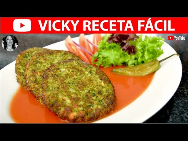 TORTITAS DE BROCOLI CON QUESO SIN CAPEAR | #VickyRecetaFacil | VICKY RECETA FACIL