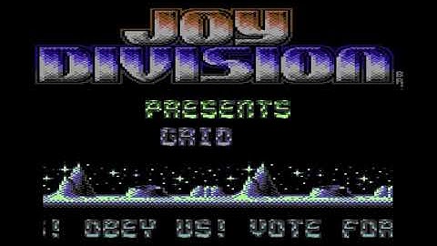 Joy Division Intro  !  Commodore 64 (C64)