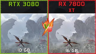 RTX 3080 10 GB vs RX 7800 XT - FHD, QHD, UHD 4K