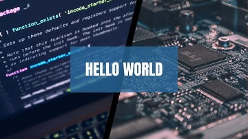 Hello World | Channel Intro | My first video