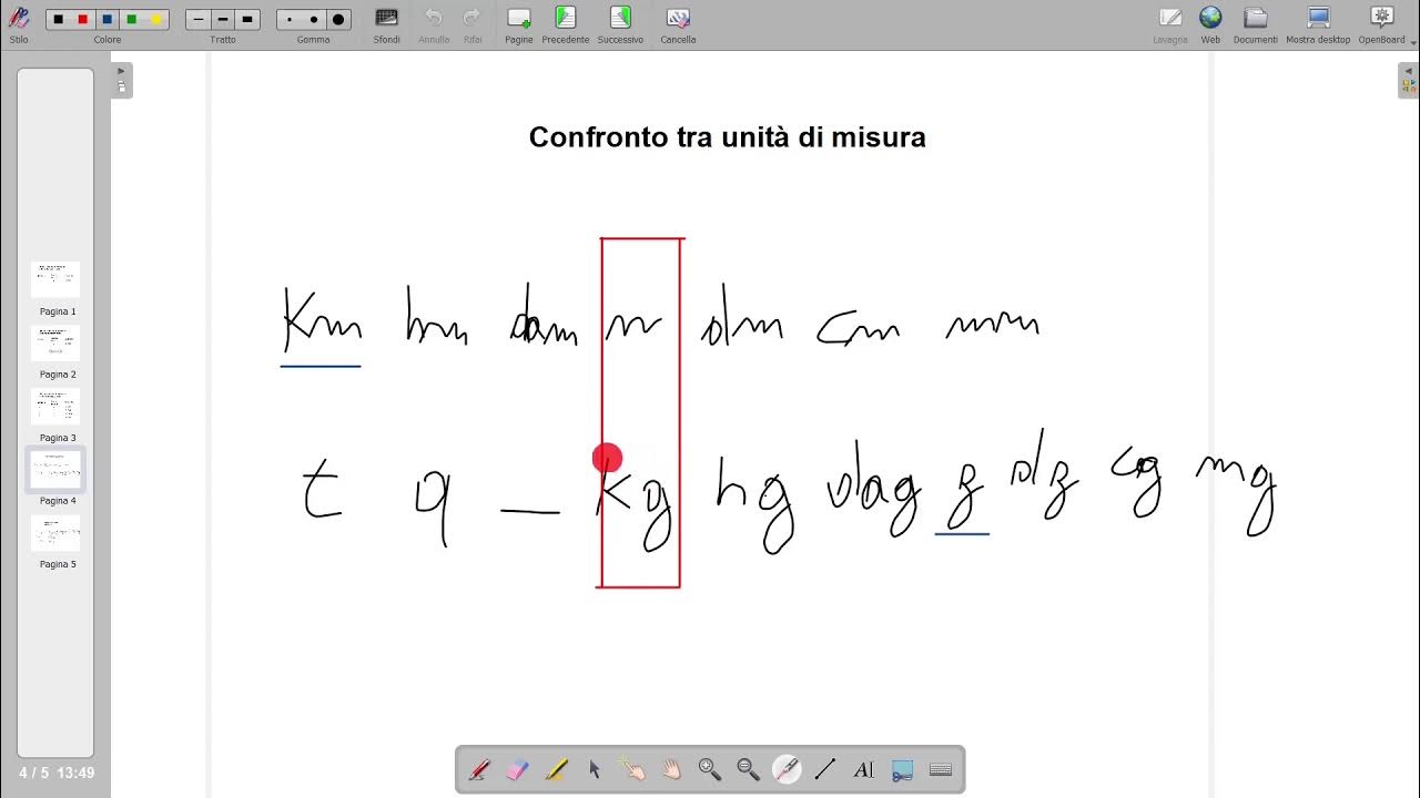 Tabella Dei Grammi Multipli E Sottomultipli multipli e sottomultipli dei Kg - YouTube