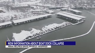 New information about boat dock collapse