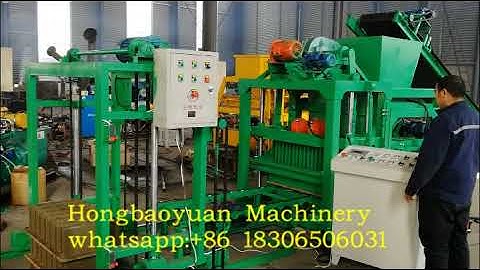 QTJ4-25D fully automatic block making machine