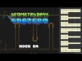 Geometry Dash SubZero - NOCK EM [Piano Cover]