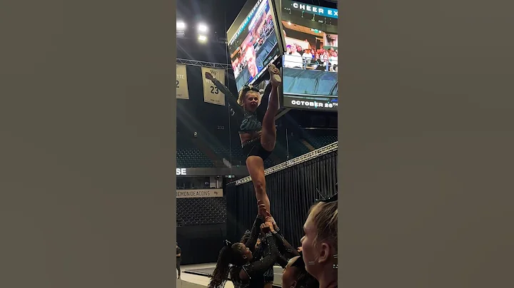 drumroll pleaseee!! 🥁🩵👑 #allstarcheer #cheerleading #cheer #cheerleader #seniorelite #showcase