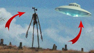 Сиреноголовый vs НЛО! Летающая тарелка против Сиреноголового  Siren Head vs Ufo!