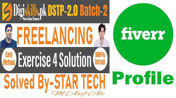 DSTP-2.0 Batch 2 Freelancing Exercise 4 | Digiskills Freelancing EX4 Solution |Exercise4 Freelancing