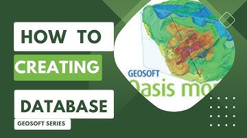 Geosoft Oasis Montaj || How to Create Database in   Raw Data