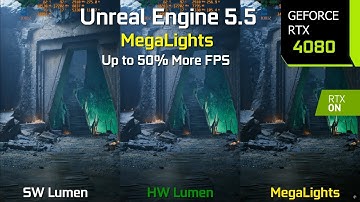 Unreal Engine 5.5 MegaLights Demo - Massive Up to 50% Performance Boost and Better Image Quality