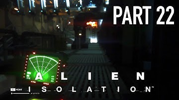 Alien: Isolation - Exit The Synthetic Fluid Plant (Part 22 Gameplay No Talking)