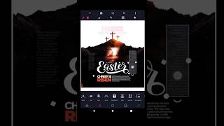 Easter flyer design with Pixellab short video #shorts News