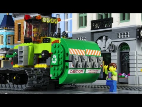 LEGO Experimental Destruction Tractor STOP MOTION LEGO Trucks and Cars | LEGO Vehicle | Billy Bricks