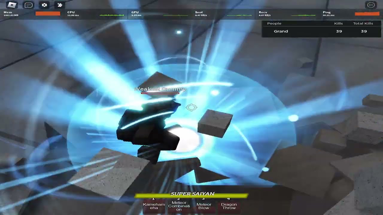 [Roblox] Ki Battlegrounds : One shot combo