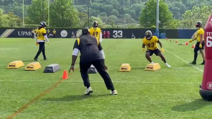 Inside Linebackers Go Through Drills At Steelers OTAs