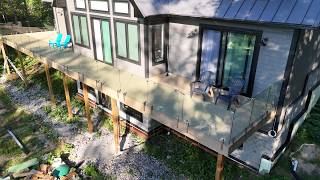 Lakehouse Build - EP83 - Glass Railing!