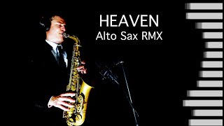 Vignette de la vidéo "HEAVEN - Bryan Adams - Alto Sax RMX - free score"