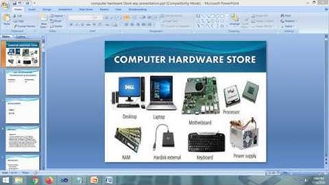 PPT - CS Project   | Computer Hardware Store ASP.NET SQLSERVER