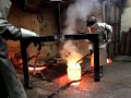 A plate casting at grassmayr bell foundry innsbruck