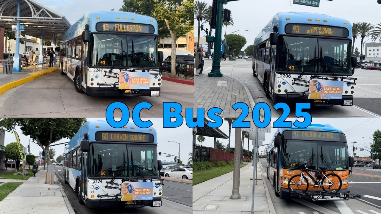 A Year In Review: Orange County Transit Bus Compilation - 2025 | (OCTA)