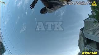 Police Bodycam shows Connecticut Officer Attacked by Man with A Hammer