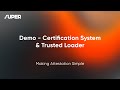 Super Protocol Certification System & Trusted Loader – In Action