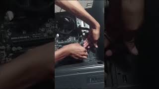 AMD PC build. Ryzen 3 3200g. #amd #pcbuild #ryzen #gamingpc #budgetpcbuild