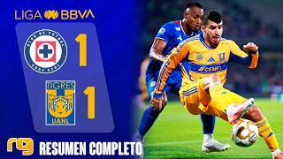 Cruz Azul Vs Tigres 1-1 Resumen Es Liga Mx De Angel Correa