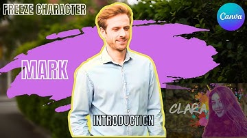 Character Introduction Freeze Effect | Canva Tutorial | (Snatch Effect)