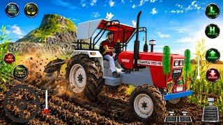 Swaraj 855 Ploughing Real Indian Tractor Simulator 2 | Tractor Driving Simulator Gameplay screenshot 1