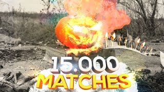 EXPERIMENT : Match vs Pumpkin Chain Reaction