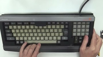 Extend the Keyboard Cable from a Philips NMS 8250/8280 MSX 2 Computer without any Materials.