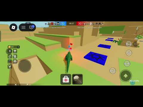 Playing animal capture the flag again.