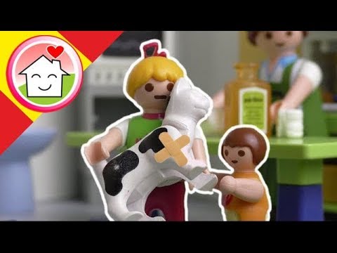 Playmobil Familia Hauser Flecki está herido - Playmobil en español
