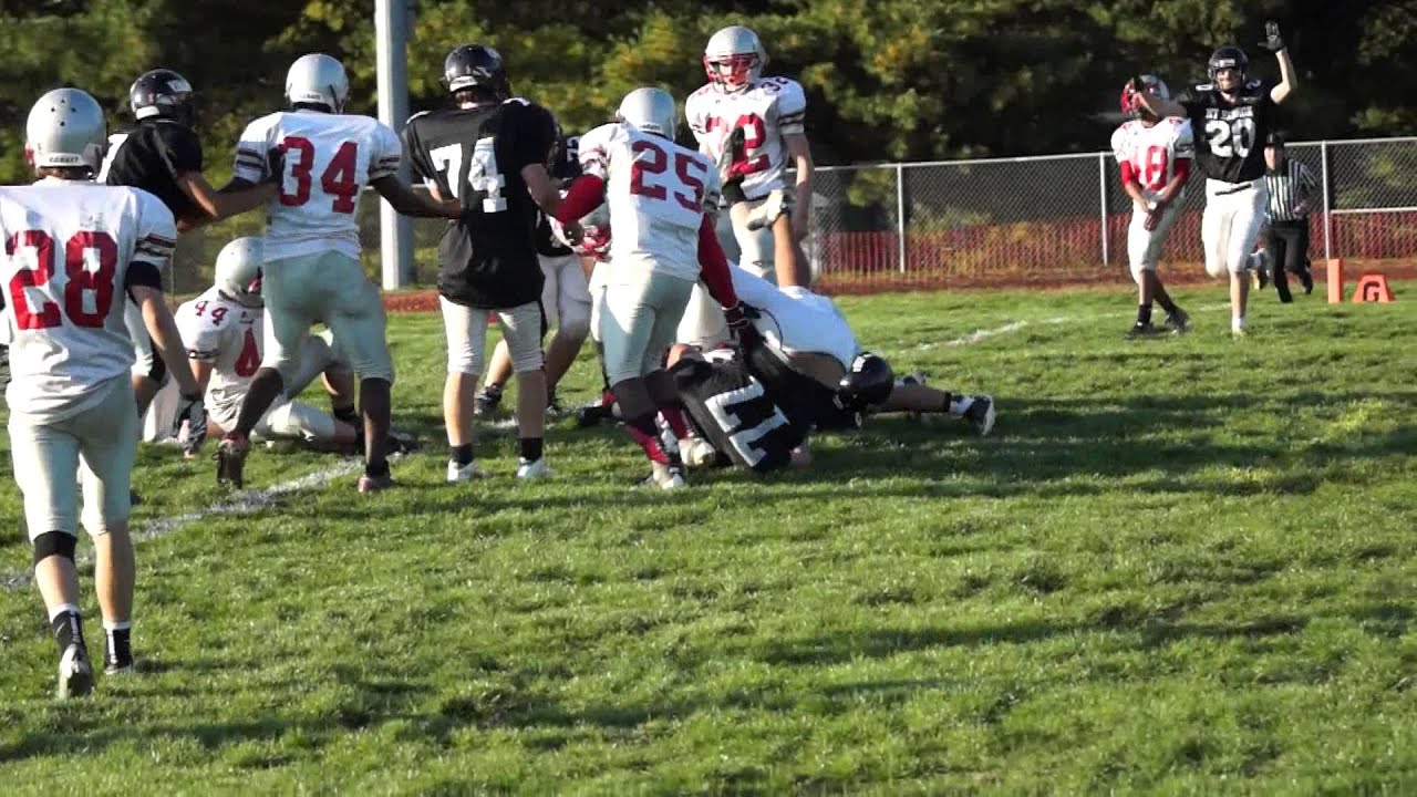 Mount Hebron versus Glenelg (JV Football 2012) J. Snyder 9 1 yard