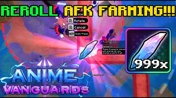 ECHTE AFK FARMING ROLLS!!!! - Anime Vanguards