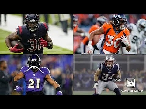 Talking Houston Texans Running Back Depth Chart - YouTube