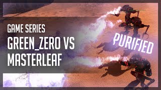 [C&amp;C3: Kane's Wrath] Game Series - Green_ZERO vs. Masterleaf (Fun Games)