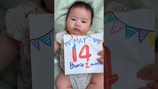 Happy 2 months to Boomie 🥳🎂 #funny #shorts #newborn