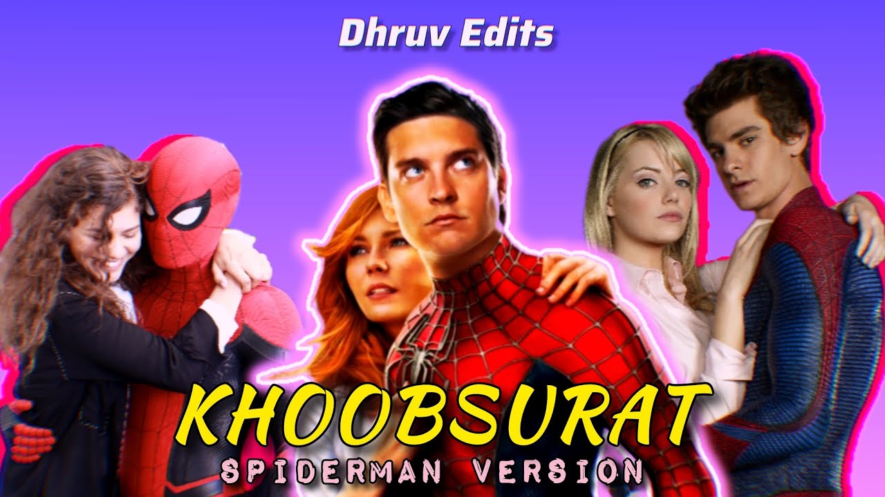 Khoobsurat | Spiderman Version | Stree 2 | Tobey Maguire | Dhruv Edits