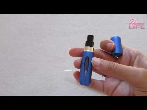 Portable mini refillable atomizer perfume spray bottle for travel : How to USE it ?