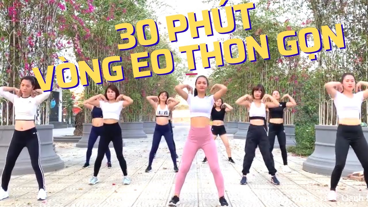 BÀI TẬP AEROBIC GIẢM MỠ BỤNG CHỈ 30 PHÚT - VÒNG EO THON GỌN |OANH NGUYỄN #98