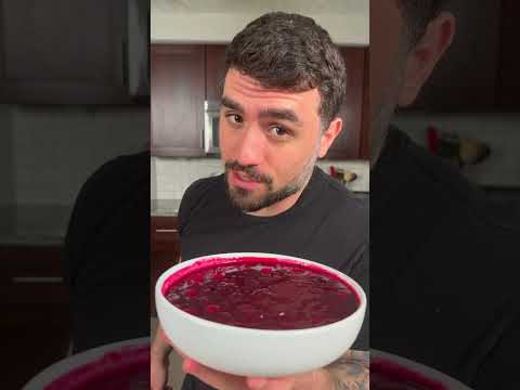 Blue Cranberry Sauce!