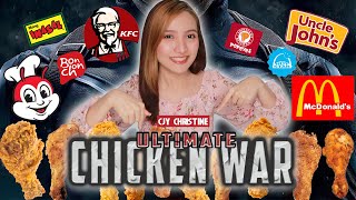 【REVIEW/MUKBANG】Chicken War: Which One Is The Best? (Philippines)